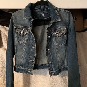 Cute studded  miss me jean jacket